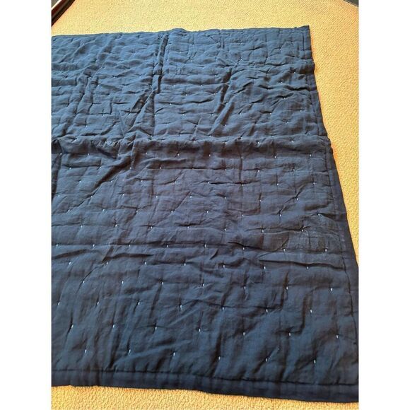 Serena and Lily Navy Sutter Quilt - Picture 2 of 4